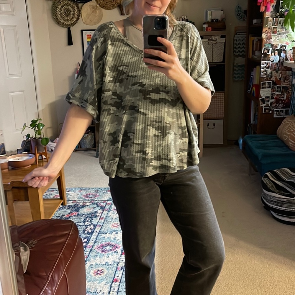 Camo Oversized Tee